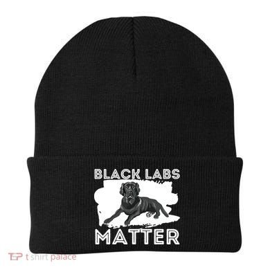 Black Labs Matter Labrador Retriever Lover Dog Owner Beanie