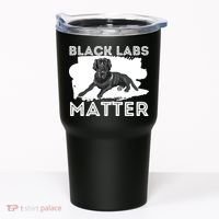 Black Labs Matter Labrador Retriever Lover Dog Owner Tumbler thumb 0