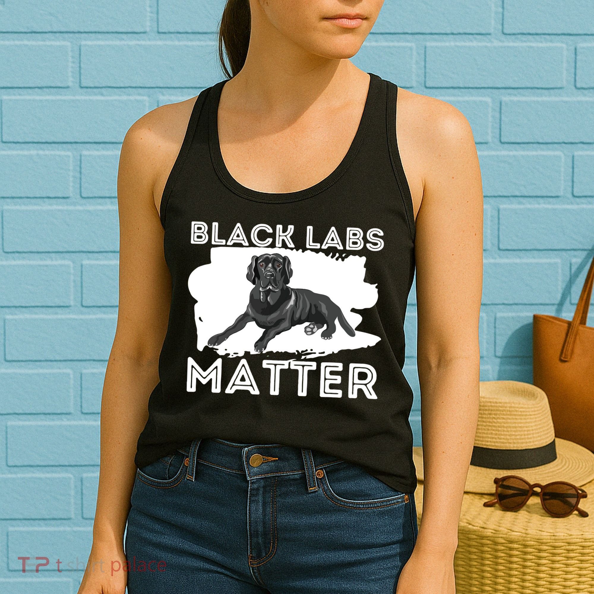 Black Labs Matter Labrador Retriever Lover Dog Owner Women's Tank Top