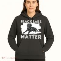 Black Labs Matter Labrador Retriever Lover Dog Owner Hoodie thumb 5