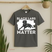 Black Labs Matter Labrador Retriever Lover Dog Owner T-Shirt thumb 2