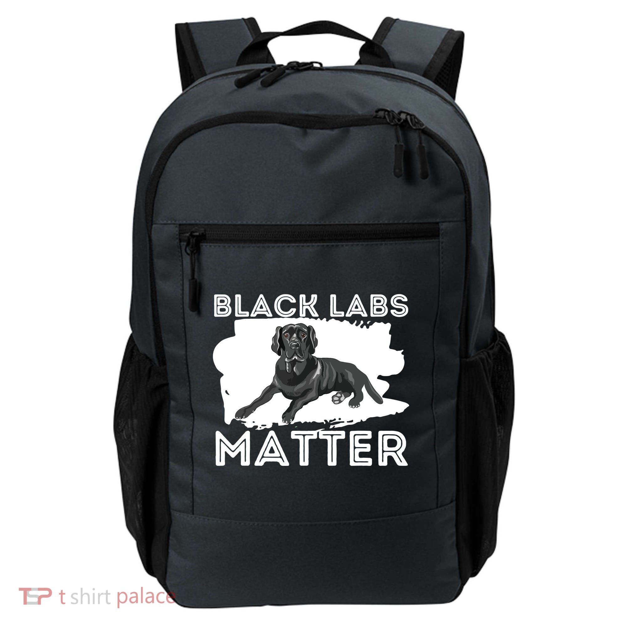 Black Labs Matter Labrador Retriever Lover Dog Owner Backpack