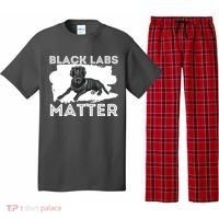 Black Labs Matter Labrador Retriever Lover Dog Owner Pajama Set thumb 0