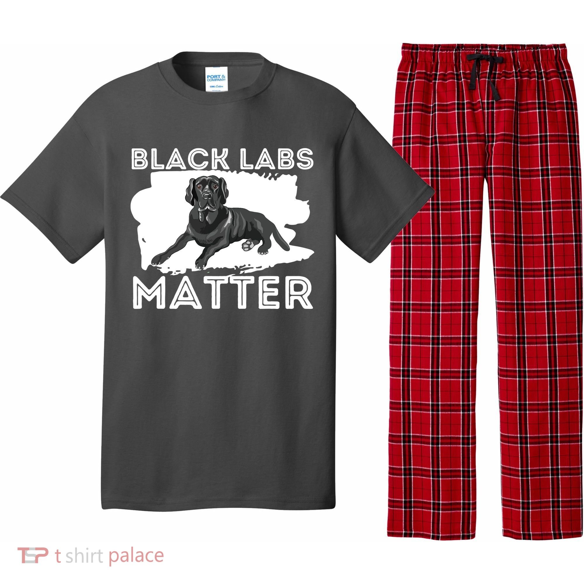 Black Labs Matter Labrador Retriever Lover Dog Owner Pajama Set
