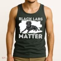 Black Labs Matter Labrador Retriever Lover Dog Owner Tank Top thumb 3