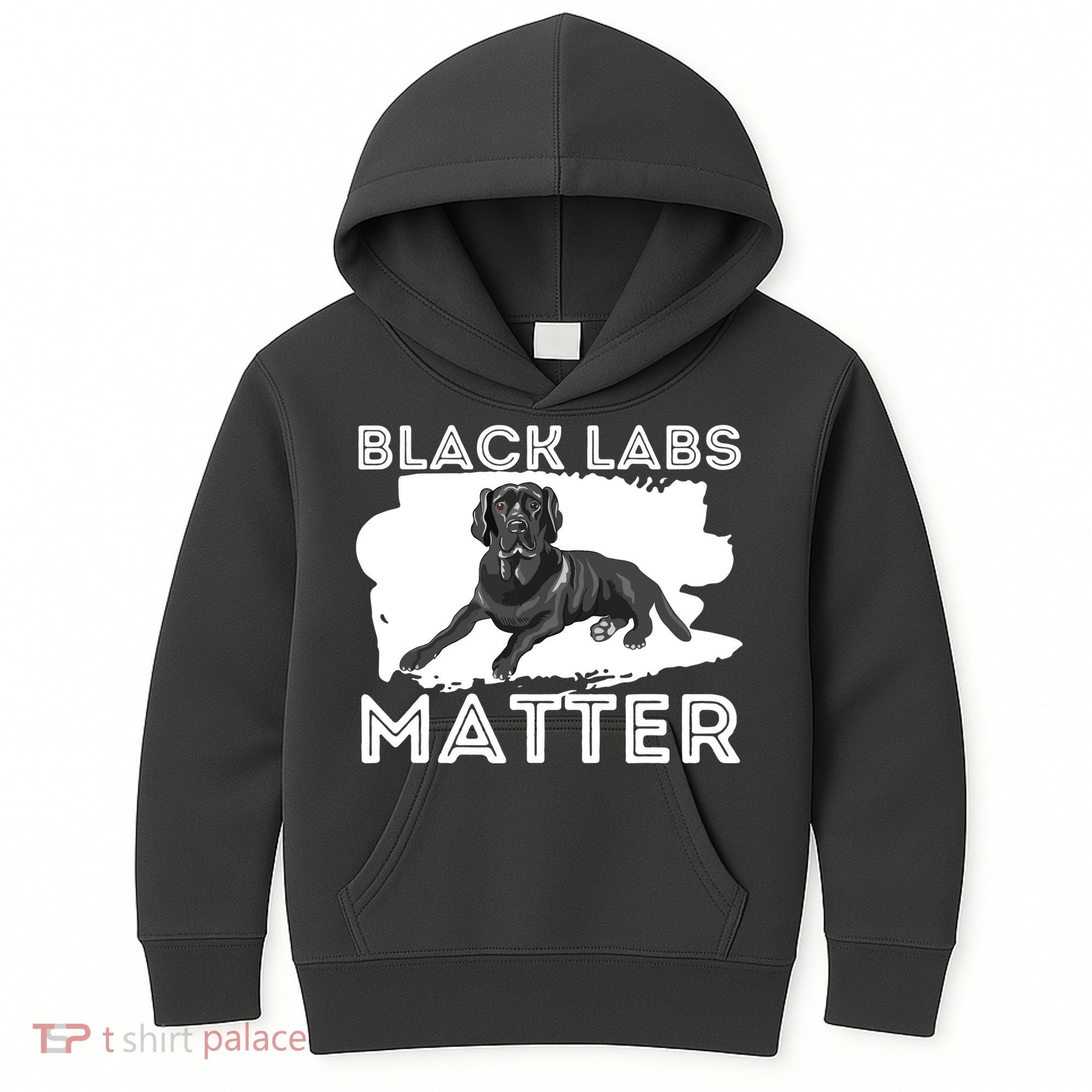 Black Labs Matter Labrador Retriever Lover Dog Owner Kids Hoodie