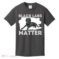 Black Labs Matter Labrador Retriever Lover Dog Owner Kids T-Shirt thumb 0