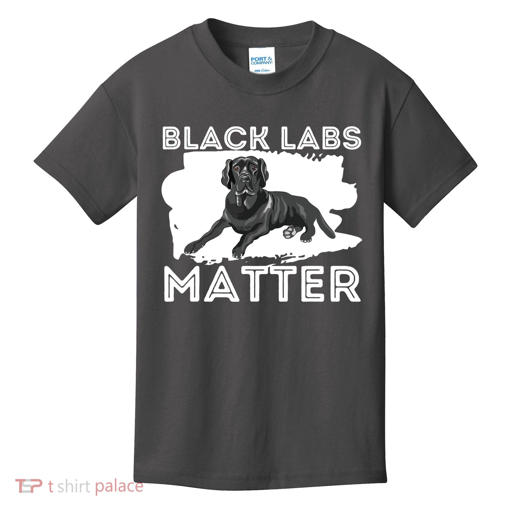Black Labs Matter Labrador Retriever Lover Dog Owner Kids T-Shirt