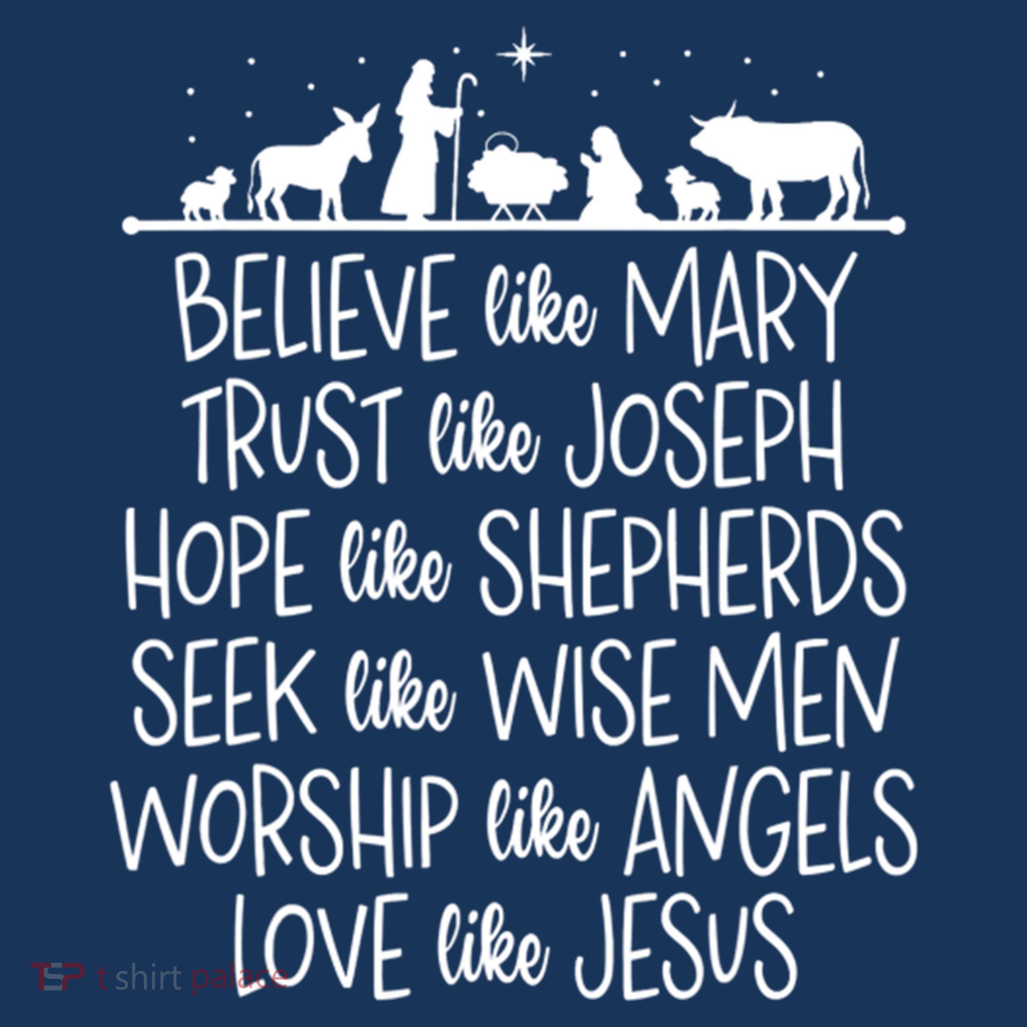 Believe Like Mary Trust Like Joseph Praying Christmas Hopes Visor