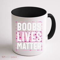 Boobs Lives Matter Breast Cancer Coffee Mug thumb 1