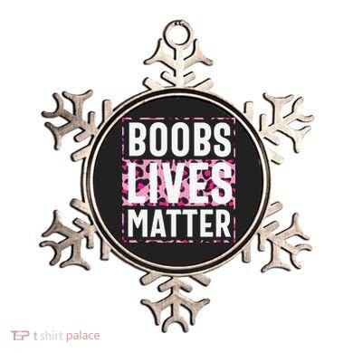 Boobs Lives Matter Breast Cancer Ornament