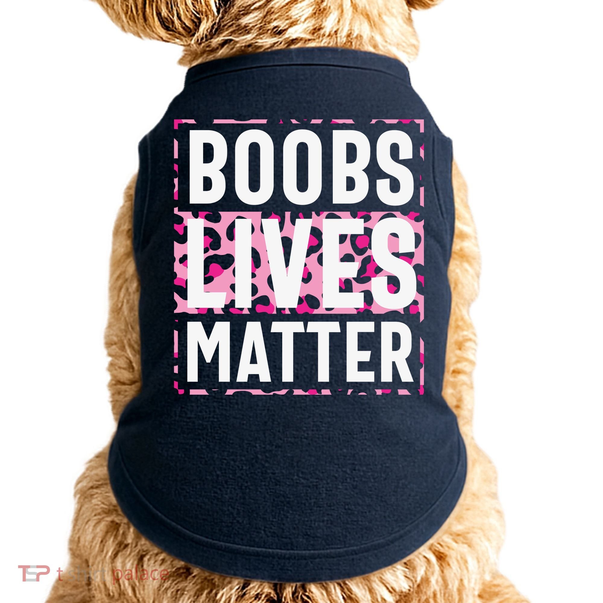 Boobs Lives Matter Breast Cancer Doggie Tank