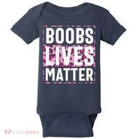 Boobs Lives Matter Breast Cancer Baby Bodysuit thumb 0