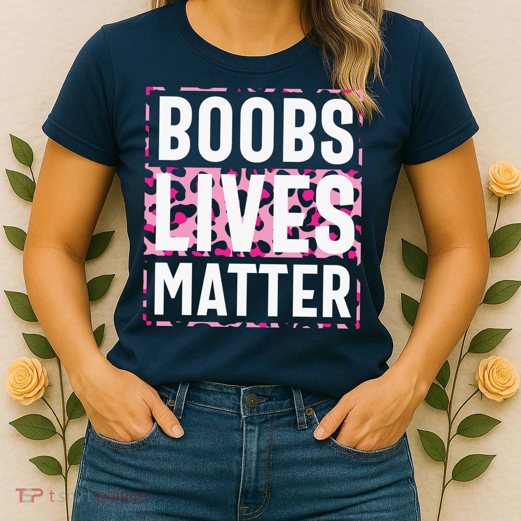 Boobs Lives Matter Breast Cancer Women's T-Shirt