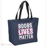 Boobs Lives Matter Breast Cancer Tote Bag thumb 2