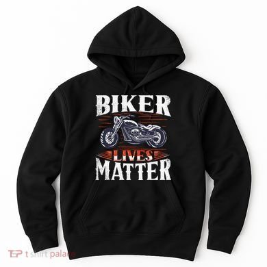 Biker Lives Matter Motorcycle Rider Hoodie