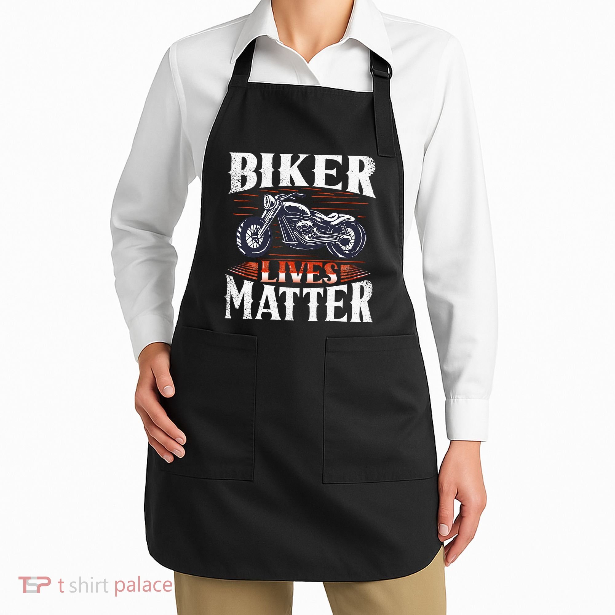 Biker Lives Matter Motorcycle Rider Apron