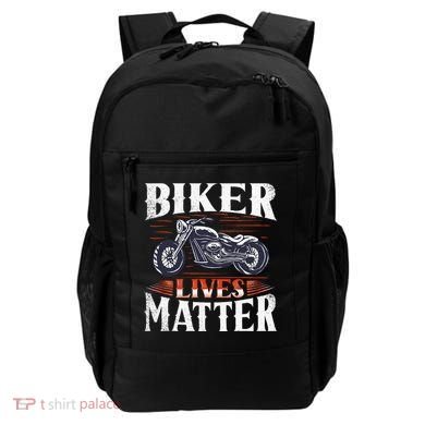 Biker Lives Matter Motorcycle Rider Backpack