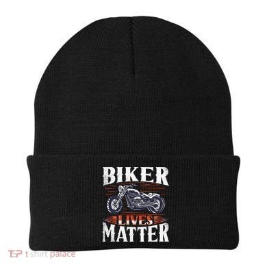 Biker Lives Matter Motorcycle Rider Beanie