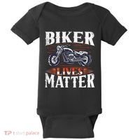 Biker Lives Matter Motorcycle Rider Baby Bodysuit thumb 0