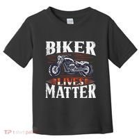 Biker Lives Matter Motorcycle Rider Toddler T-Shirt thumb 0