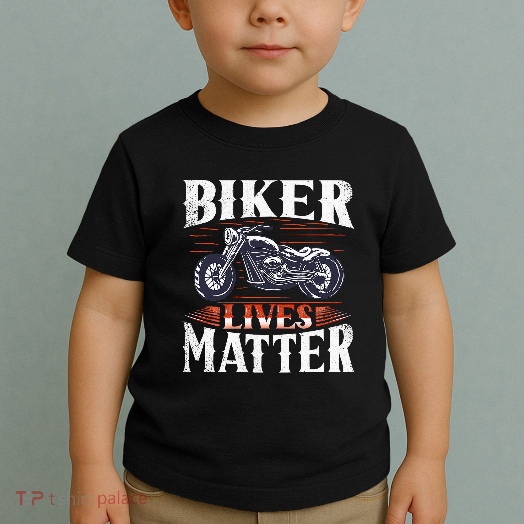 Biker Lives Matter Motorcycle Rider Toddler T-Shirt
