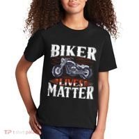 Biker Lives Matter Motorcycle Rider Kids T-Shirt thumb 2