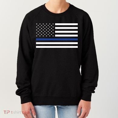 Blue Lives Matter Flag Women's Sweatshirt