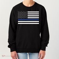 Blue Lives Matter Flag Women's Sweatshirt thumb 0