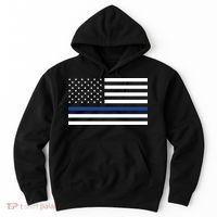 Blue Lives Matter Flag Hoodie thumb 0