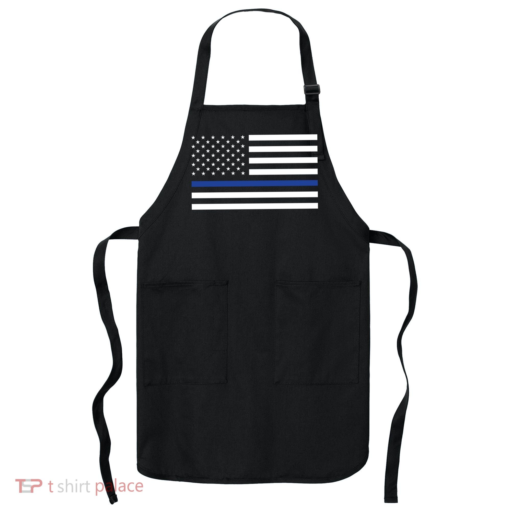 Blue Lives Matter Flag Apron