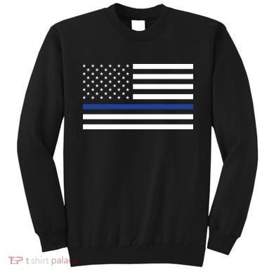 Blue Lives Matter Flag Sweatshirt