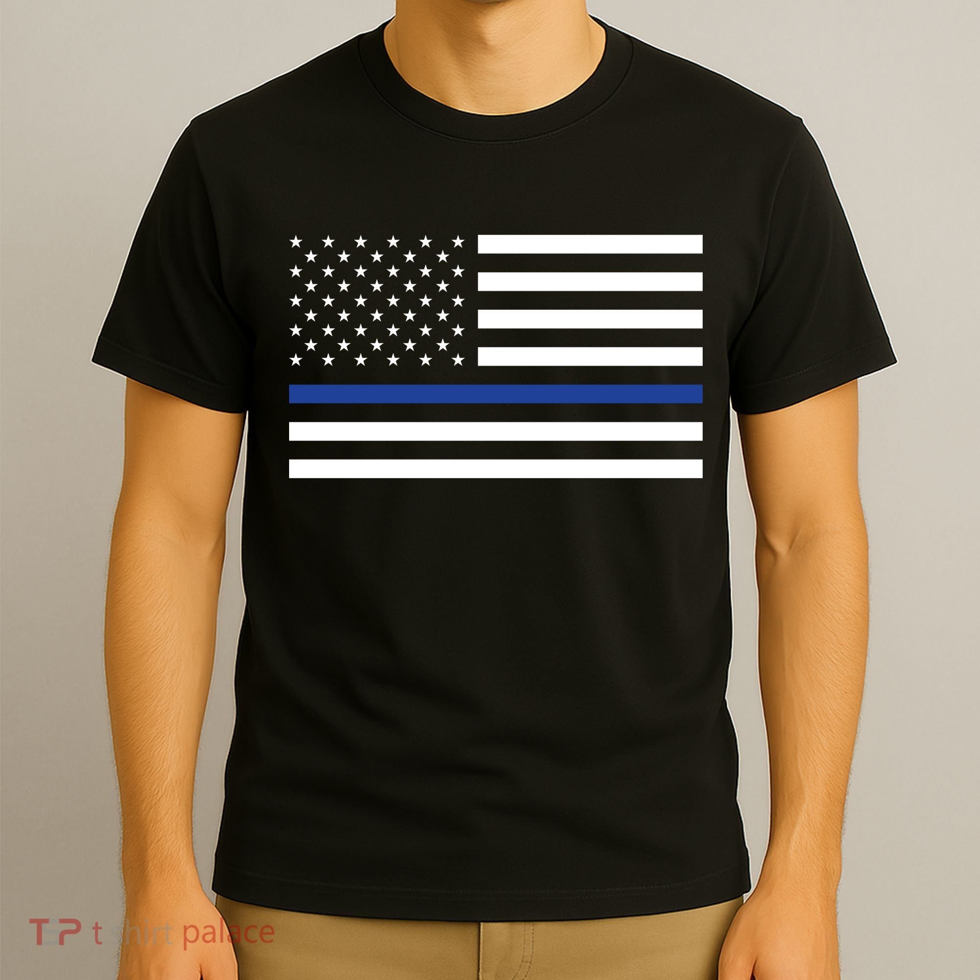 Blue Lives Matter Flag T-Shirt