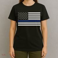 Blue Lives Matter Flag T-Shirt thumb 4