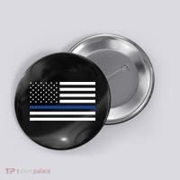 Blue Lives Matter Flag Button thumb 0