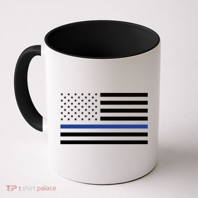 Blue Lives Matter Flag Coffee Mug