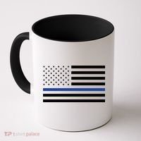 Blue Lives Matter Flag Coffee Mug thumb 0