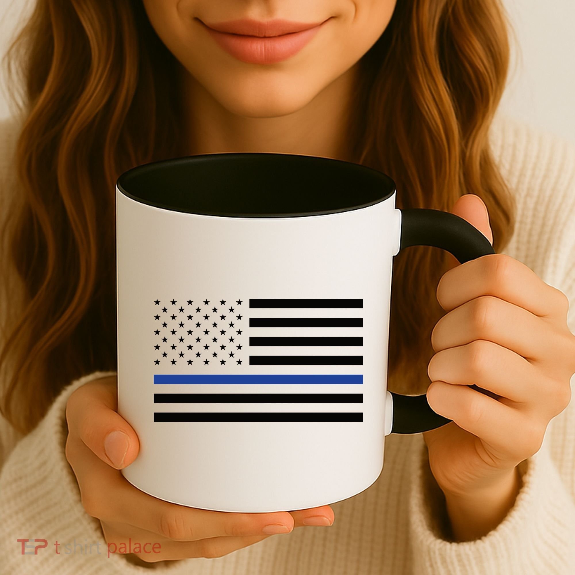 Blue Lives Matter Flag Coffee Mug