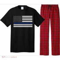 Blue Lives Matter Flag Pajama Set thumb 0