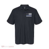 Blue Lives Matter Flag Polo thumb 0