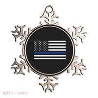 Blue Lives Matter Flag Ornament thumb 0