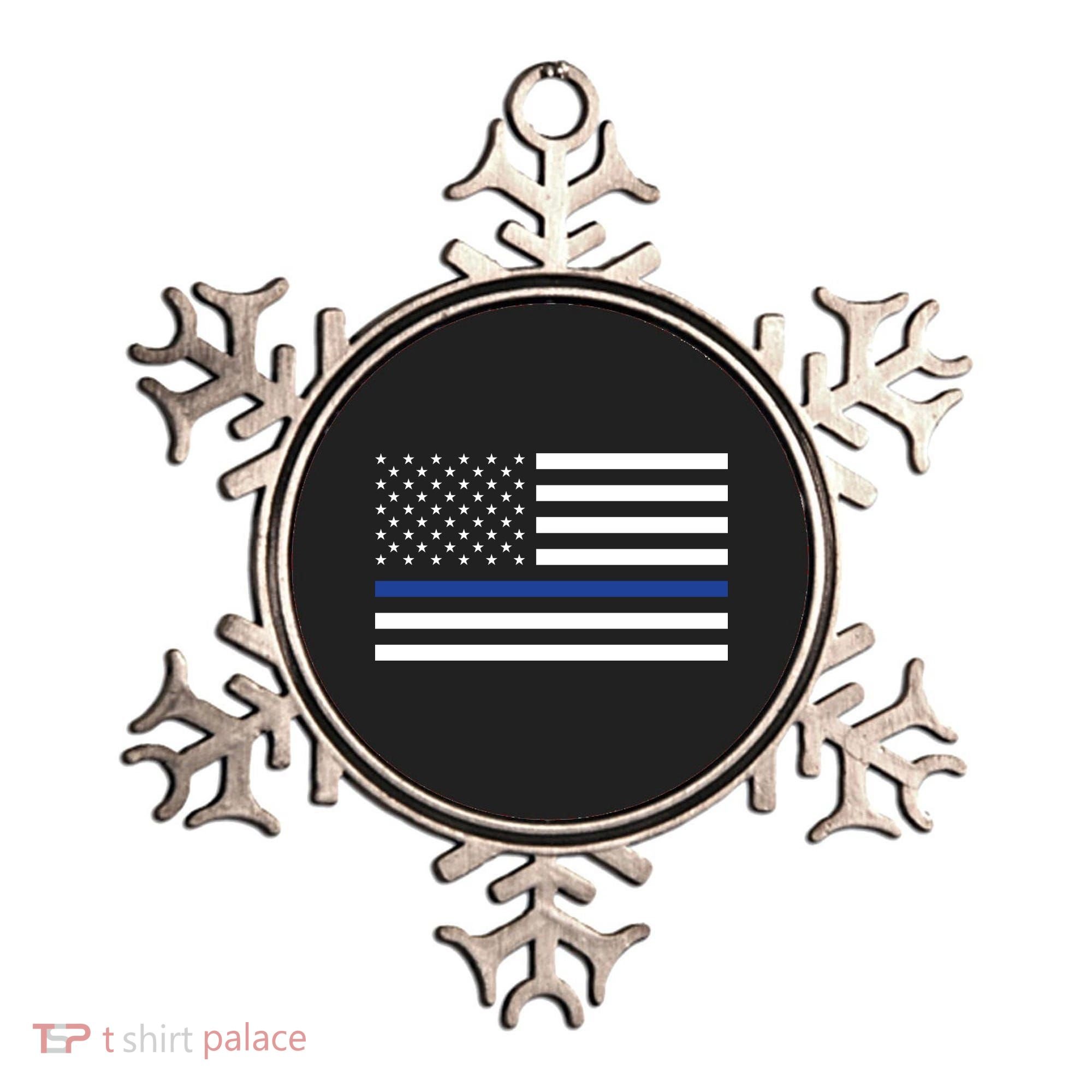 Blue Lives Matter Flag Ornament