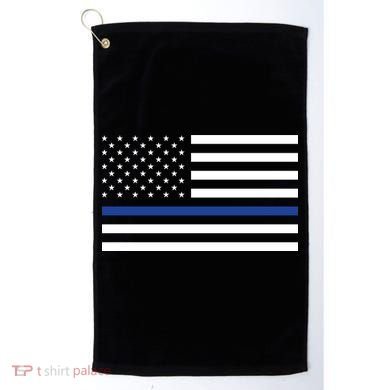 Blue Lives Matter Flag Golf Towel
