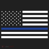 Blue Lives Matter Flag Golf Towel thumb 3