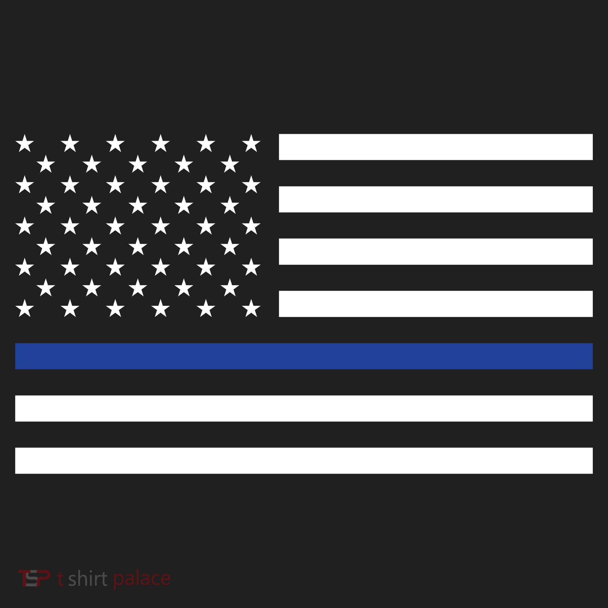 Blue Lives Matter Flag Golf Towel