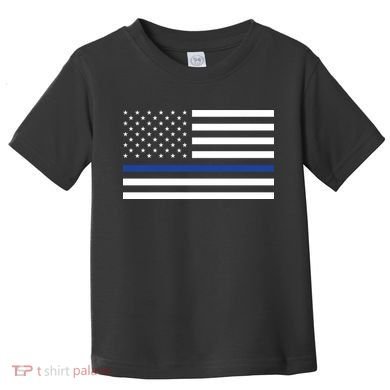 Blue Lives Matter Flag Toddler T-Shirt