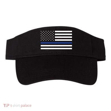 Blue Lives Matter Flag Visor