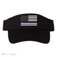 Blue Lives Matter Flag Visor thumb 0