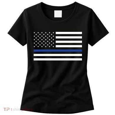 Blue Lives Matter Flag Women's T-Shirt