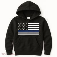 Blue Lives Matter Flag Kids Hoodie thumb 0